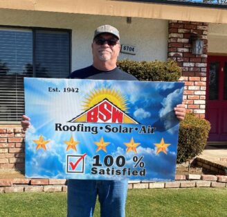 Another Satisfied Customer with BSW Roofing, Solar & Air