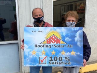 Another Satisfied Customer with BSW Roofing, Solar & Air